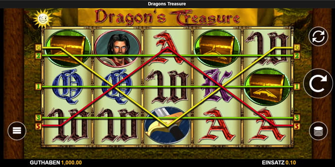 Dragon's Treasure demo spiel