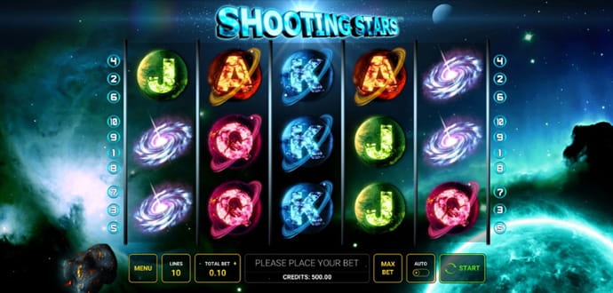 Shooting Stars demo spiel