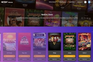 NetEnt Spielautomaten Webseite