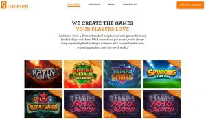 Quickspin Spielautomaten Webseite